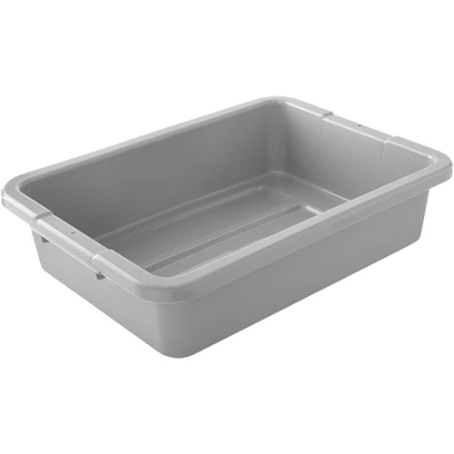 Boîtes utilitaires - Gris, 5" ha x 15" p x 20" lo, Plastique, Gris Ontario Safety Products