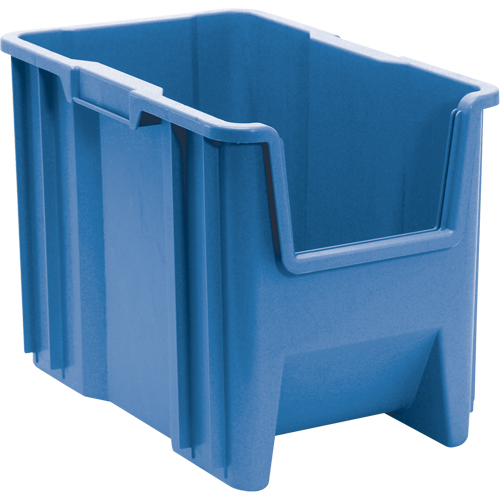 Contenants &agrave; empiler g&eacute;ants, 10,875" la x 17,5" p x 12,5" h, Bleu Ontario Safety Products