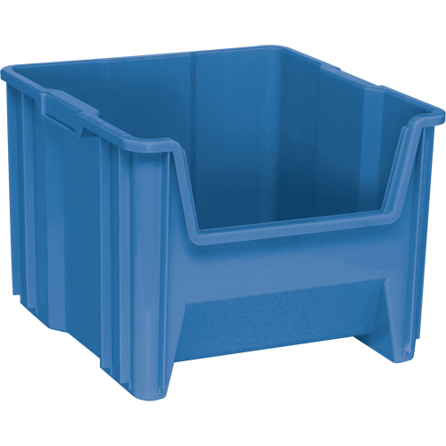 Giant Stacking Containers, 16.5" W x 17.5" D x 12.5" H, Blue Ontario Safety Products