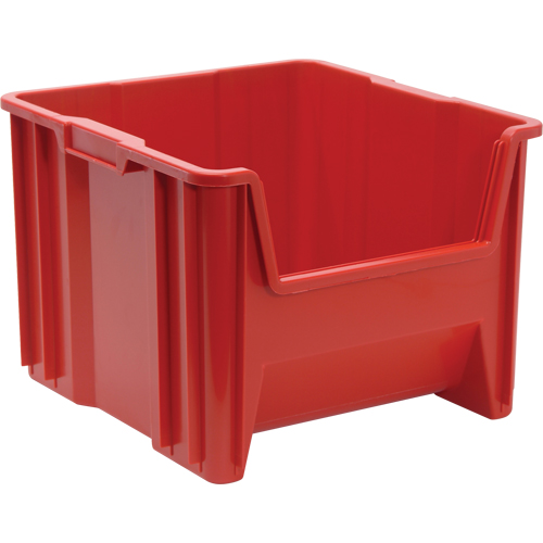 Contenants &agrave; empiler g&eacute;ants, 16,5" la x 17,5" p x 12,5" h, Rouge Ontario Safety Products