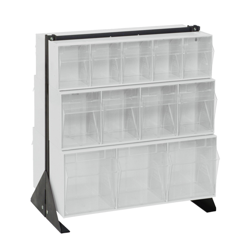 Support pour bacs basculants, 23-5/8" la x 16" p x 28" h, 24 tiroirs Ontario Safety Products