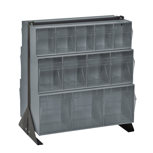 Support pour bacs basculants, 23-5/8" la x 16" p x 28" h, 24 tiroirs Ontario Safety Products