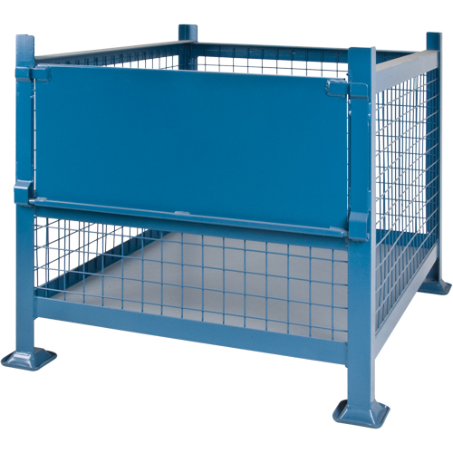 Contenants de vrac empilables, 34,5" la x 40,5" p x 30" h, Capacit&eacute; de 3000 lb Ontario Safety Products