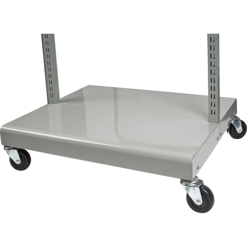 Mobile Tilt Bin Rack - Cart Only, Double-sided, 26-1/4" W x 22" D x 57-1/2" H Ontario Safety Products