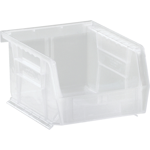 Bac transparent ultra empilable & suspendable, 4-1/8" la, 3" h x 5-3/8" p, Transparent Ontario Safety Products
