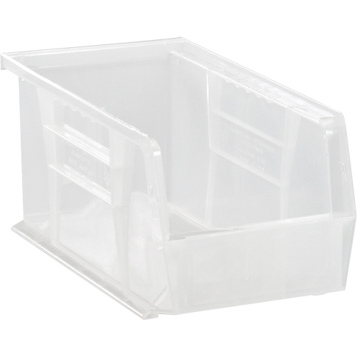 Clear-View Ultra Stack & Hang Bin, 5-1/2" W x 5" H x 10-7/8" D, Clear Ontario Safety Products
