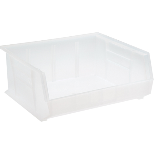 Bac transparent ultra empilable & suspendable, 16-1/2" la, 7" h x 14-3/4" p, Transparent Ontario Safety Products