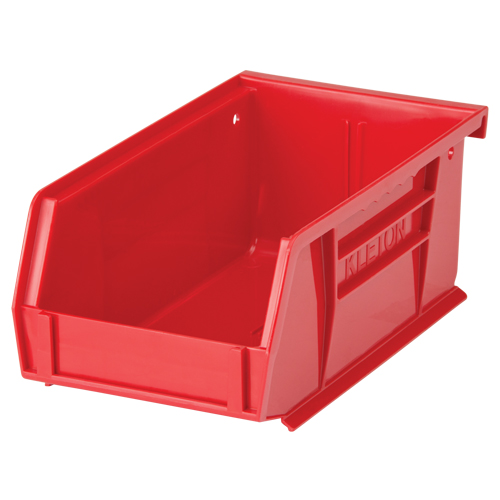 Stack & Hang Bin, 4-1/8" W x 3" H x 7-3/8" D, Red Ontario Safety Products