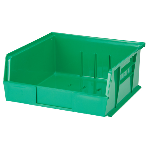 Stack & Hang Bin, 11" W x 5" H x 10-7/8" D, Green Ontario Safety Products