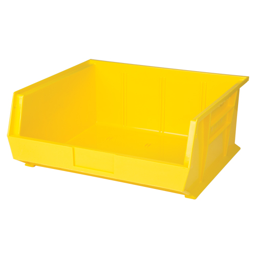 Stack & Hang Bin, 16-1/2" W x 7" H x 14-3/4" D, Yellow Ontario Safety Products