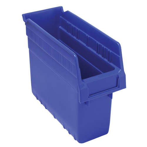 Bacs pour &eacute;tag&egrave;re Store-Max, 4-3/8" la x 8" H x 11-5/8" p, Bleu, Capacit&eacute; 44 lb Ontario Safety Products