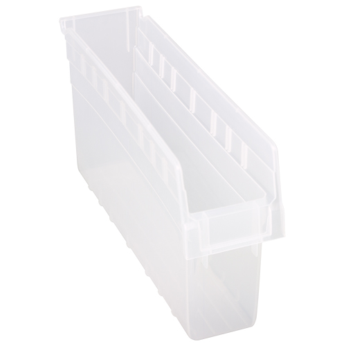 Bacs pour &eacute;tag&egrave;re Store-Max, 4-3/8" la x 8" H x 17-7/8" p, Transparent, Capacit&eacute; 56 lb Ontario Safety Products