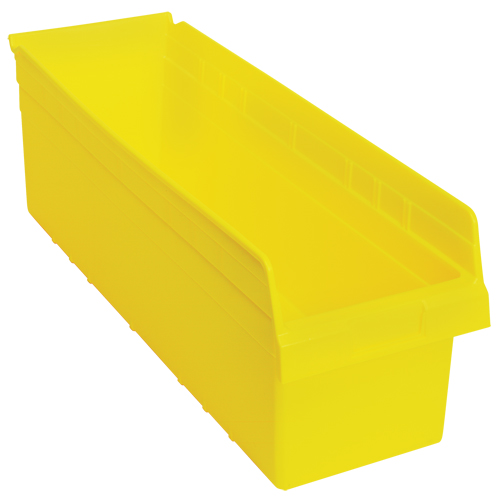 Bacs pour &eacute;tag&egrave;re Store-Max, 8-3/8" la x 8" H x 23-5/8" p, Jaune, Capacit&eacute; 68 lb Ontario Safety Products