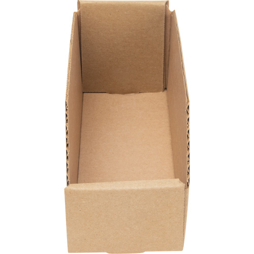 Deep Corrugated Parts Bins, 3-3/4" W x 11-1/4" D x 4-1/2" H, Beige Ontario Safety Products