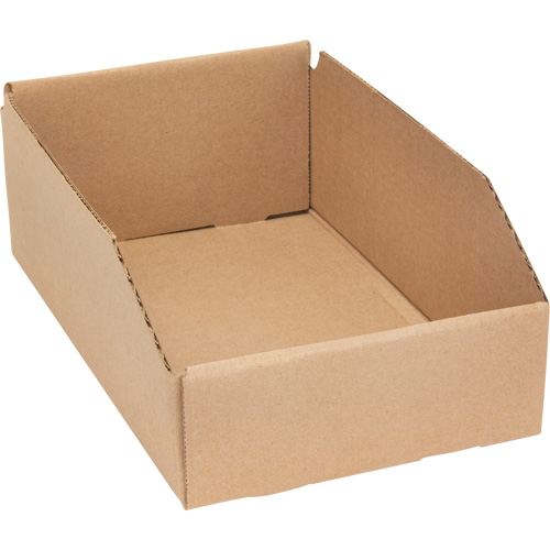 Deep Corrugated Parts Bins, 7-5/8" W x 11-5/16" D x 4-1/2" H, Beige Ontario Safety Products