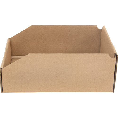 Deep Corrugated Parts Bins, 8-3/4" W x 11-1/4" D x 4-1/2" H, Beige Ontario Safety Products