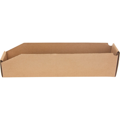Deep Corrugated Parts Bins, 1-7/8" W x 17-1/8" D x 4-1/2" H, Beige Ontario Safety Products