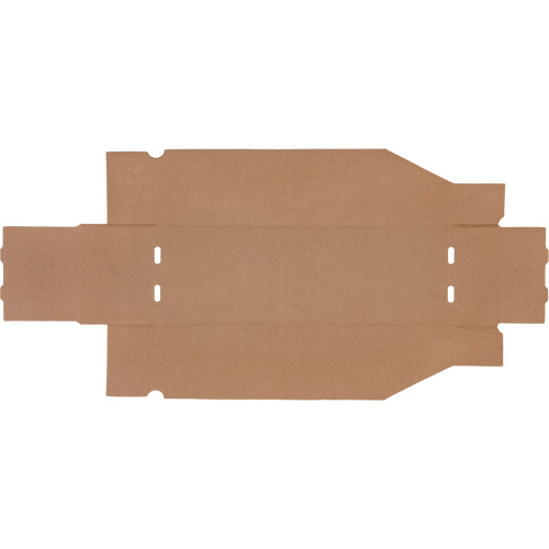 Boîtes profondes en carton ondul&eacute;, 5-3/4" la x 17-1/4" p x 4-1/2" h, Beige Ontario Safety Products