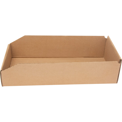 Boîtes profondes en carton ondul&eacute;, 7-3/4" la x 17-1/4" p x 4-1/2" h, Beige Ontario Safety Products