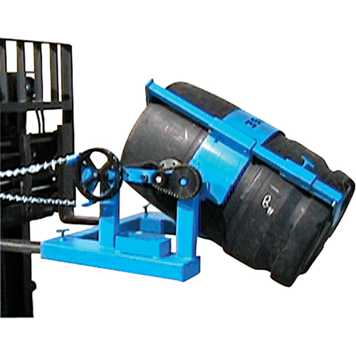 Fork Mounted Drum Lifter, 55 US gal. (45 Imperial Gal.) Drum Size, 1500 lbs./680 kg. Cap. Ontario Safety Products