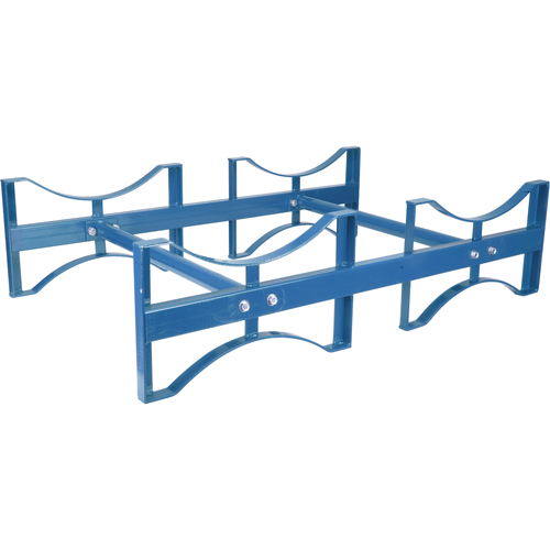 Porte-barils empilables, 2 barils, Capacit&eacute; de 1600 lb, 45-1/2" la x 30" p x 12-1/2" h Ontario Safety Products