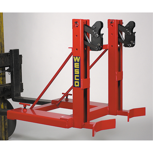 Gator Grip Forklift Attachment for Drum Handling, For 30 US Gal. (25 Imperial Gal.) / 50 US Gal. (41.6 Imperial Gal.) / 80 US Gal. (66.6 Imperial Gal.) Ontario Safety Products