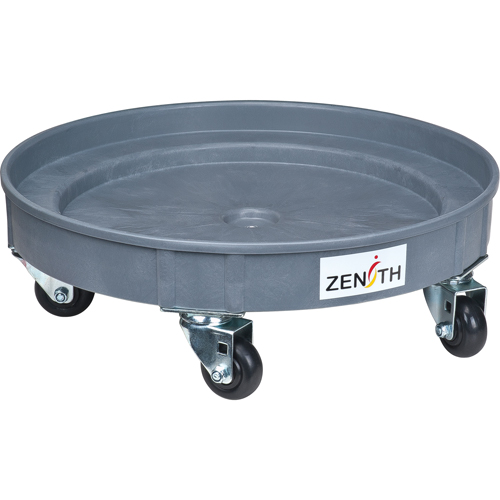 Leak Containment Drum Dolly, 24.25" dia. X 7.625" H, 1.5 US Gal. Spill Cap. Ontario Safety Products