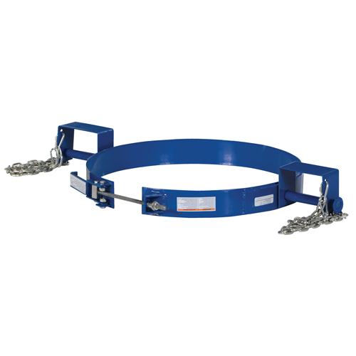 Tilting Drum Ring, 55 US gal. (45 Imperial Gal.) Drum Size, 1200 lbs./544 kg Cap. Ontario Safety Products