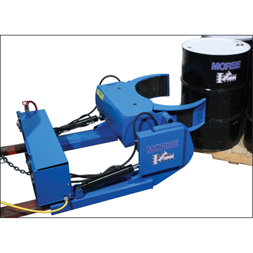 Grip+Go Power-Grip Fork Mount Drum Handler, 15 - 55 US Gal. (12.5 - 45 Imperial Gal.) Drum Size, 1500 lbs./680 kg Cap. Ontario Safety Products