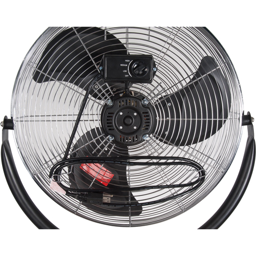 Ventilateur sur pi&eacute;destal haute vitesse, Commercial, 3 Vitesses, Diam&egrave;tre de 20" Ontario Safety Products