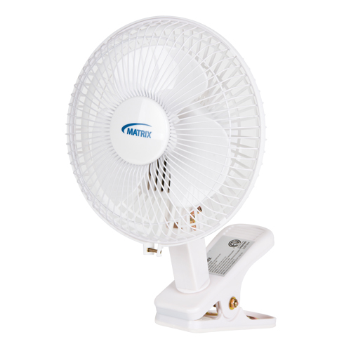 Clip-On & Desk Fan, 6" Diameter, 2 Speeds Ontario Safety Products