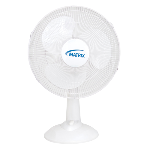 Oscillating Desk Fan with Push Buttons, 16" Diameter, 3 Speeds Ontario Safety Products