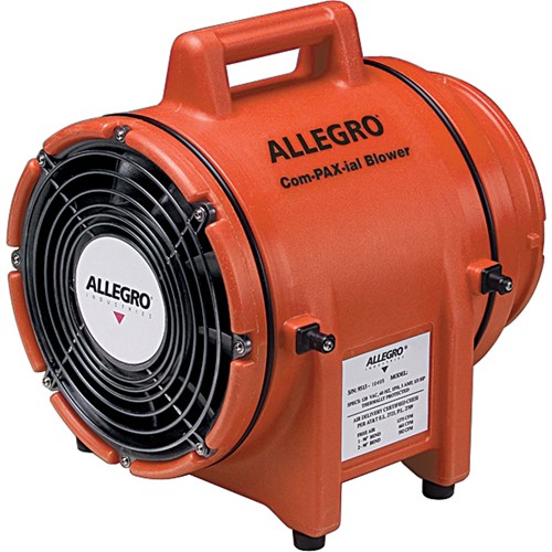 Ventilateurs COM-PAX-IAL en plastique de 8" ALLEGRO INDUSTRIES, 1/3 CV, 831 pi³/min Ontario Safety Products