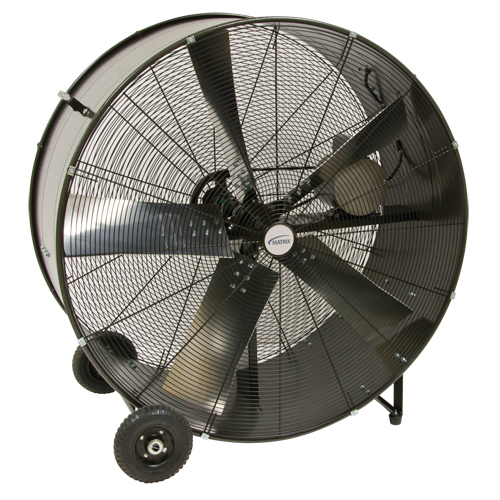 Heavy-Duty Fixed Belt Drive Drum Fan, Industrial, 2 Speed, 42" Diameter Ontario Safety Products