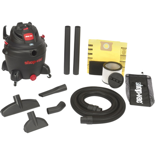 Aspirateur utilitaire pour atelier SVX2, Secs-humides, 6,5 CV, 16 gal. US (60,6 litres) Ontario Safety Products