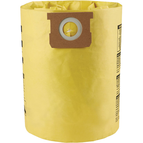 Sacs filtrants pour d&eacute;bris secs jetables &agrave; haute efficacit&eacute; de type I, 10 - 14 gal. US Ontario Safety Products