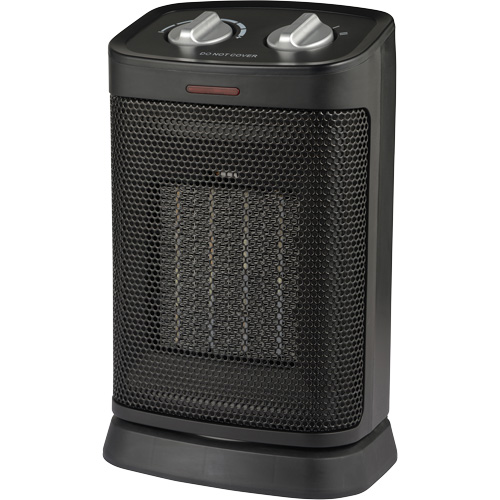 Oscillating Heater, Ceramic, Electric, 5200 BTU/H Ontario Safety Products