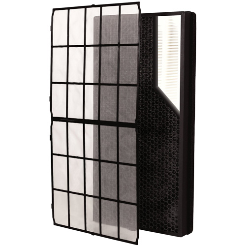 Filtre HEPA/carbone pour purificateur d'air AeraMax SV avec pr&eacute;-filtre, Boîte, MERV 13, 11,56" la x 2,38" p x 23,25" h Ontario Safety Products