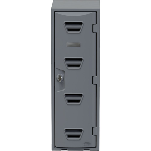 Locker, 12" x 15" x 36", Grey, Assembled Ontario Safety Products