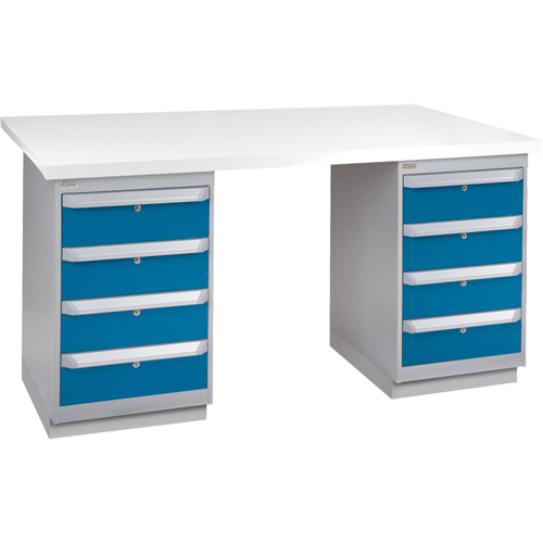 &eacute;tabli pr&eacute;conçu, 72" la x 30" p x 34" h, Capacit&eacute; 2500 lb Ontario Safety Products