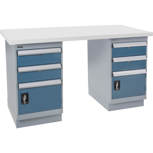 &eacute;tabli pr&eacute;conçu, 72" la x 30" p x 34" h, Capacit&eacute; 2500 lb Ontario Safety Products