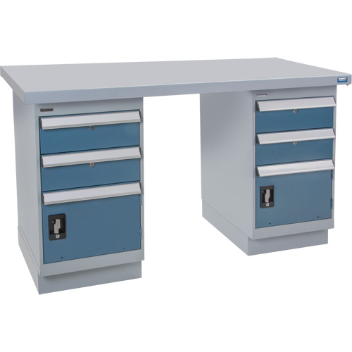 &eacute;tabli pr&eacute;conçu, 72" la x 30" p x 34" h, Capacit&eacute; 2500 lb Ontario Safety Products