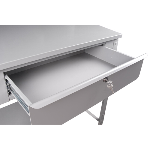 Pupitre d'atelier ouvert, 34-1/2" la x 30" p x 53" h, Gris Ontario Safety Products