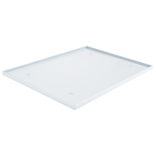 Fond de casier, Convient aux casiers 12" x 18", Gris p&acirc;le, Plastique Ontario Safety Products