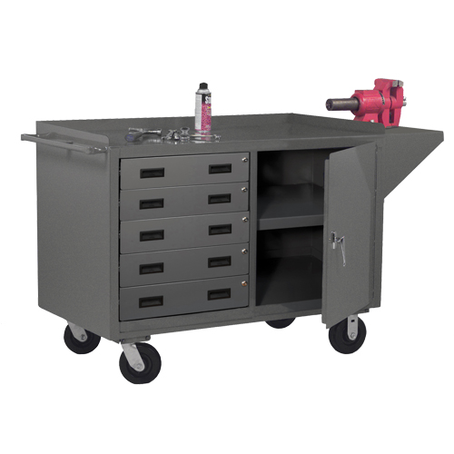 Armoire d'&eacute;tabli mobile, Acier Surface Ontario Safety Products