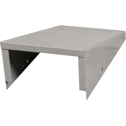 Clean Line Economy Lockers Slope Top, 4 Bank, 18" D x 48" W x 6" H, Grey, Steel Ontario Safety Products