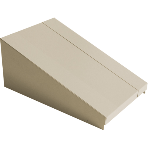 All-Welded Concorde - Heavy-Duty Lockers Sloping Top, 1 Bank, 18" D x 12" W x 6" H, Beige, Steel Ontario Safety Products