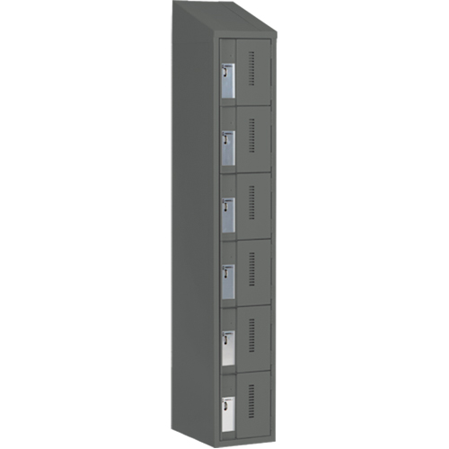Casiers robustes Concorde, 6 niveaux, 12" x 18" x 78", Acier, Charbon, Soud&eacute; (assembl&eacute;) Ontario Safety Products
