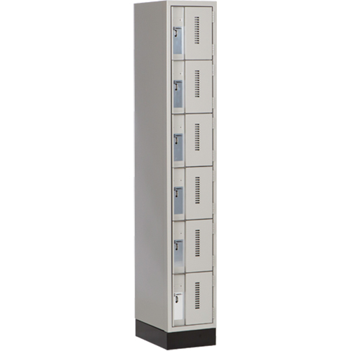 Casiers robustes Concorde, 6 niveaux, 12" x 18" x 76", Acier, Gris, Soud&eacute; (assembl&eacute;) Ontario Safety Products