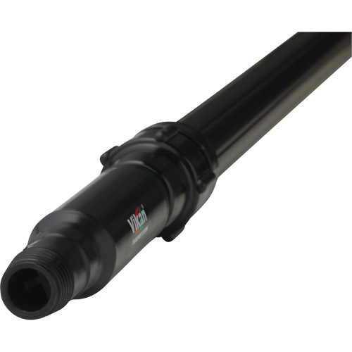 Manche de la s&eacute;rie Transport, Aluminium/Polypropyl&egrave;ne, T&eacute;lescopique, Pointe Filetage europ&eacute;en, 1-1/4" dia, 63" - 109" lo Ontario Safety Products